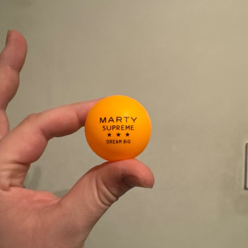 Marty Supreme Ping Pong Ball